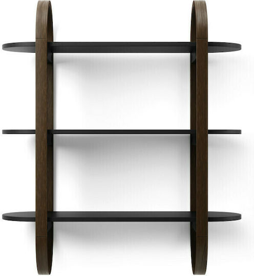 Ράφι Bellwood Μαύρο 65.2x23.6x74.9εκ.