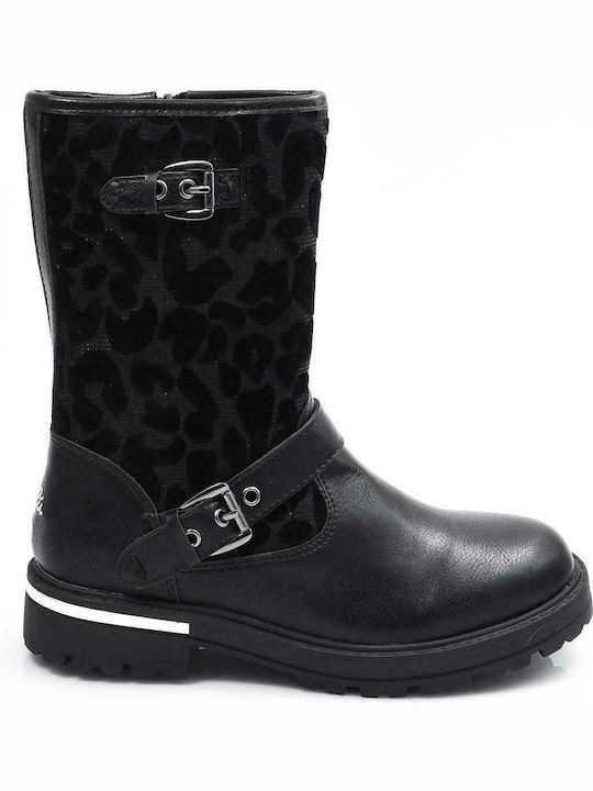 Marzia Kids Boots with Zipper Black