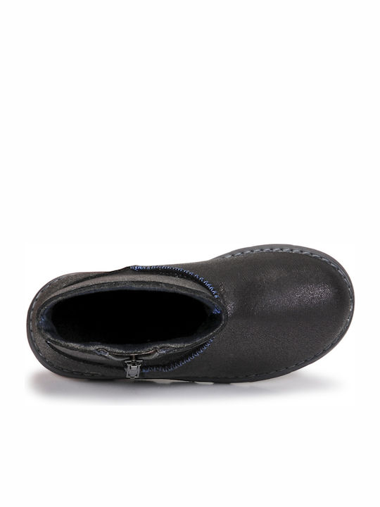 Kinderstiefeletten mit Reißverschluss Marineblau