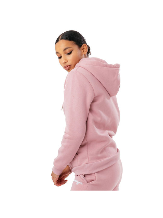 Hype Women's Hooded Sweatshirt Pink