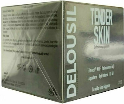 Delousil PureSkin Tender Moisturizing Cream Suitable for All Skin Types with Hyaluronic Acid 50ml