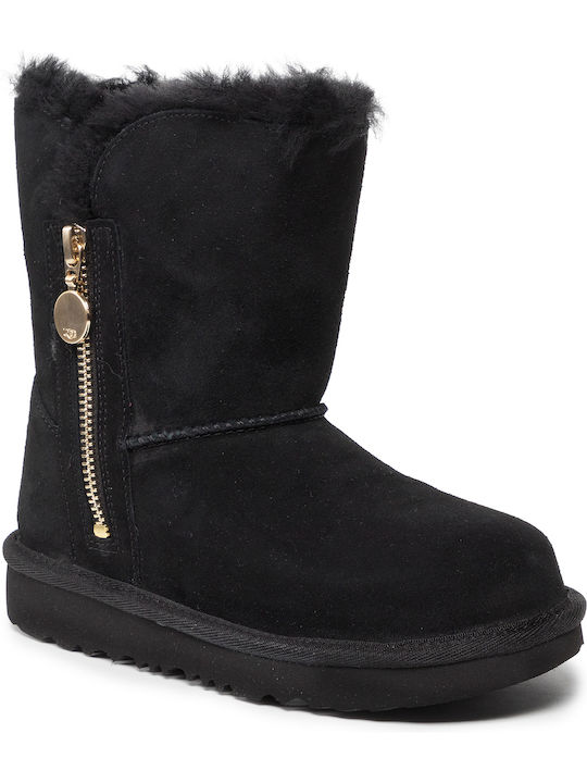 Bailey Kids Boots with Zipper Black
