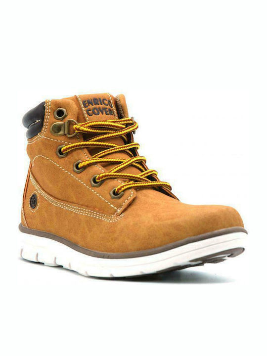Kids Boots with Zipper Tabac Brown