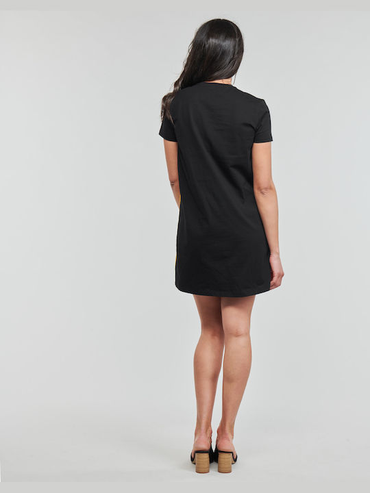 Desigual Mini T-shirt Φόρεμα Μαύρο