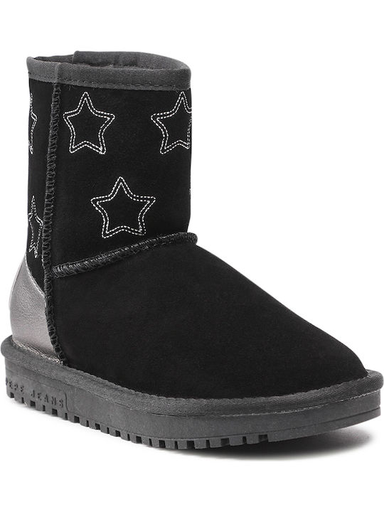 Angel Suede Ghete Pentru Copii Negre