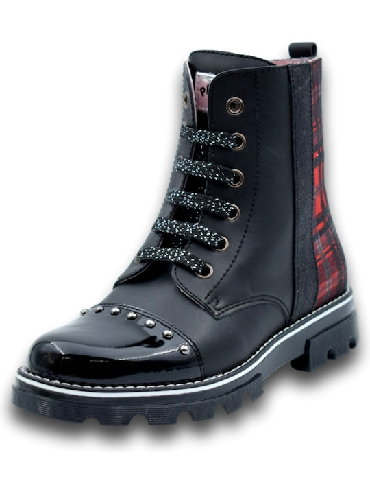 Kids Boots with Laces Black