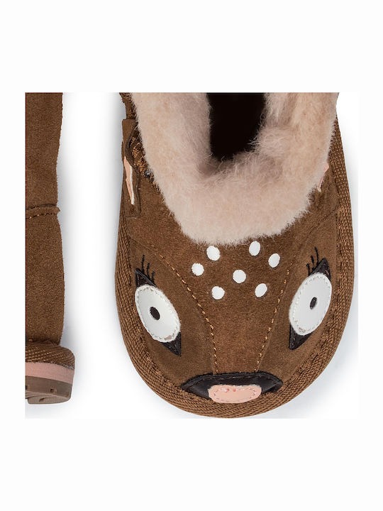 Emu Australia Βρεφικά Μποτάκια Αγκαλιάς Καφέ Deer Walker