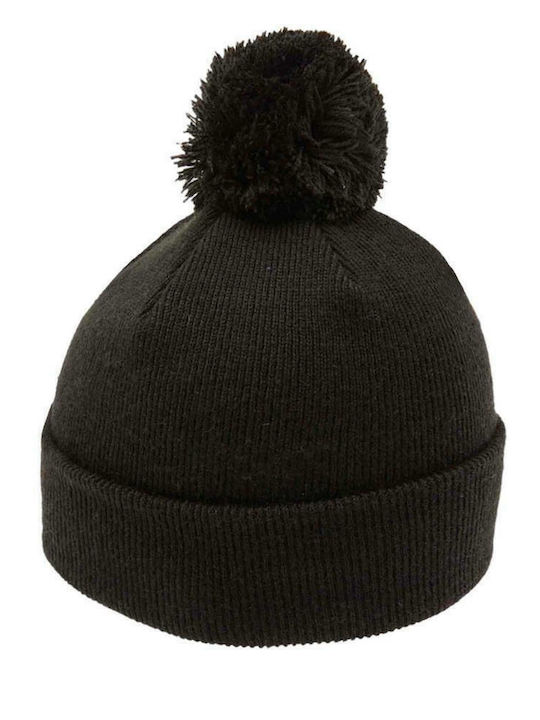 Velly Kinder Beanie Gestrickt Schwarz