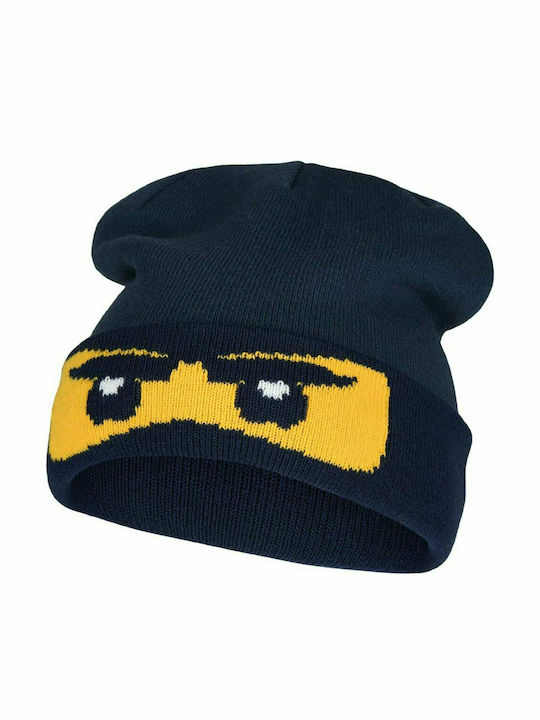 Lego Παιδικό Σκουφάκι Πλεκτό Navy Μπλε