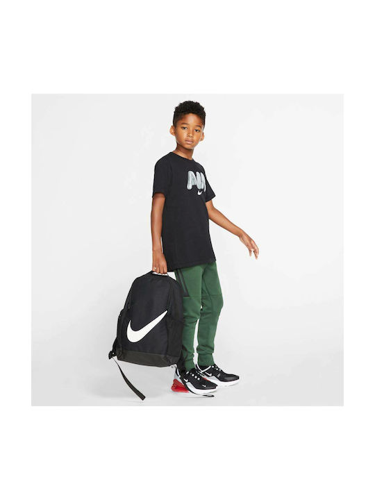 Nike Brasilia Παιδική Τσάντα Πλάτης Μαύρη 30x15εκ.