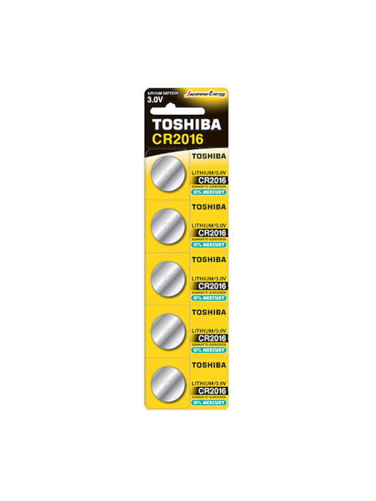 Toshiba Cp-5c Baterie Litiu pentru ceasuri CR2016 3V 1buc