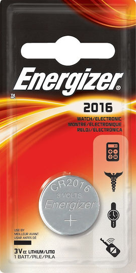 Energizer Μπαταρία Λιθίου Ρολογιών CR2016 3V 1τμχ