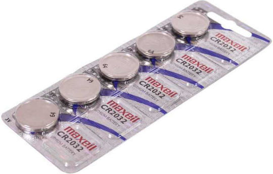 Maxell Rundliche Lithium Uhrenbatterie 3V Cr2032