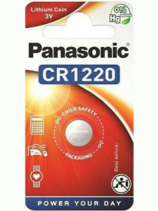 Panasonic Cell Power Μπαταρία Λιθίου CR1220 3V 1τμχ