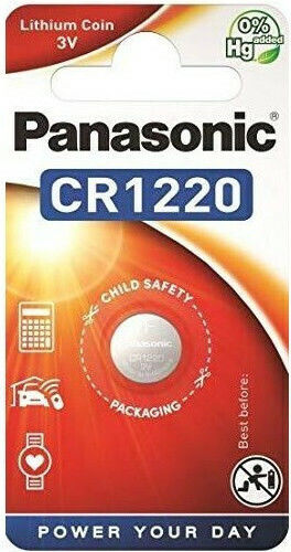Panasonic Cell Power Batterie Lithium CR1220 3V 1Stück