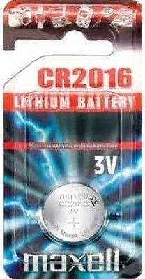 Maxell Lithium Uhrenbatterie Knopf 3V Cr2016
