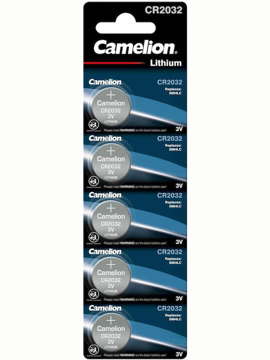 Camelion Lithium Watch Battery CR2032 3V 5pcs