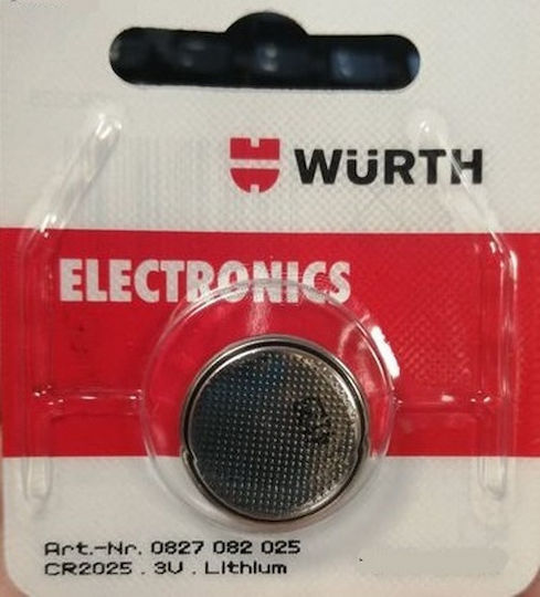 Wurth Baterie Litiu pentru ceasuri CR2025 3V 1buc