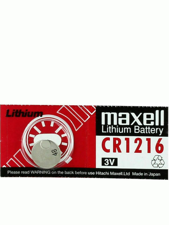 Maxell Lithium Uhrenbatterie Cr1216 3V