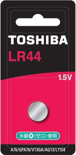 Toshiba Bp-1c Αλκαλική Μπαταρία Ρολογιών LR44 1.5V 1τμχ