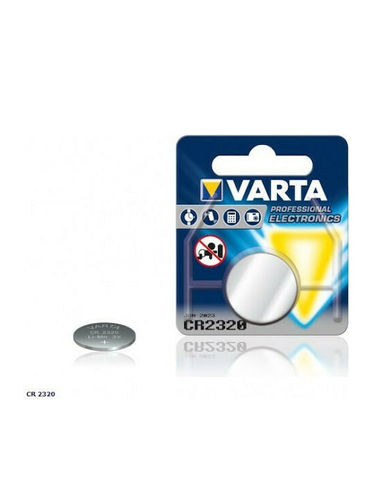 Varta Professional Electronics Lithium Watch Battery CR2320 3V 1pcs