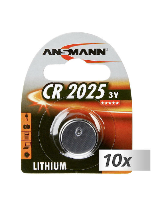 Ansmann Μπαταρία Λιθίου Ρολογιών CR2025 3V 1τμχ