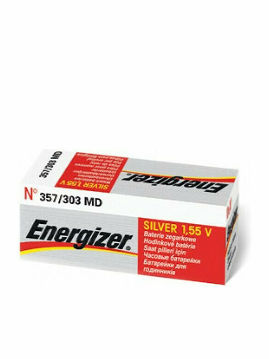 Energizer 357/303 Μπαταρία Silver Oxide Ρολογιών SR44 1.55V 1τμχ