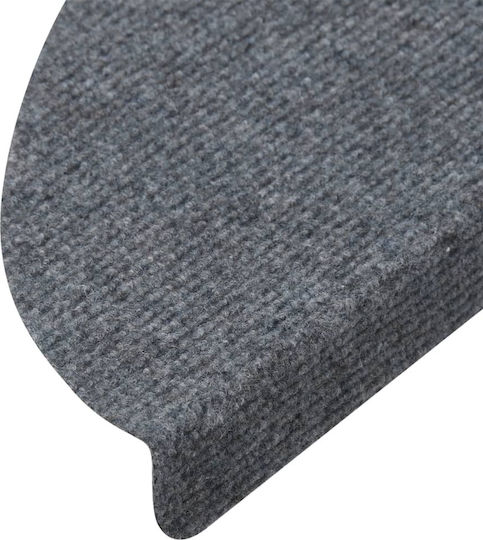 vidaXL Stair Mats Grey 56cm 136391 15pcs
