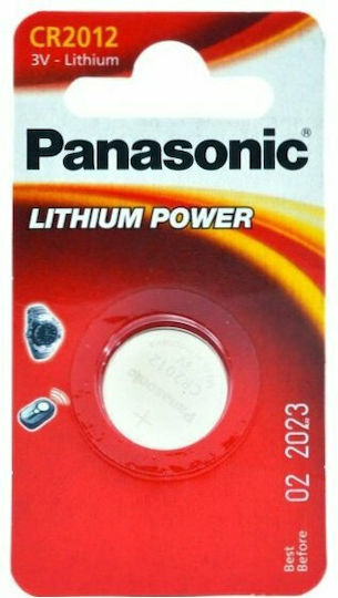 Panasonic Lithium Power Batterie für Uhren CR2012 3V 1Stück