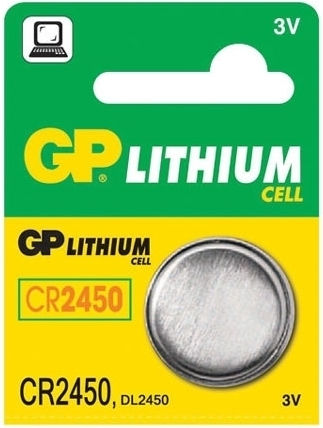 GP Batteries Lithium Cell Μπαταρία CR2450 3V 1τμχ