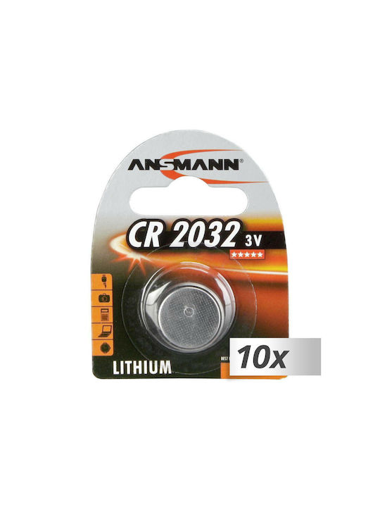 Ansmann Μπαταρία Λιθίου Ρολογιών CR2032 3V 1τμχ
