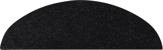 vidaXL Stair Mats Black 56cm 136390 15pcs