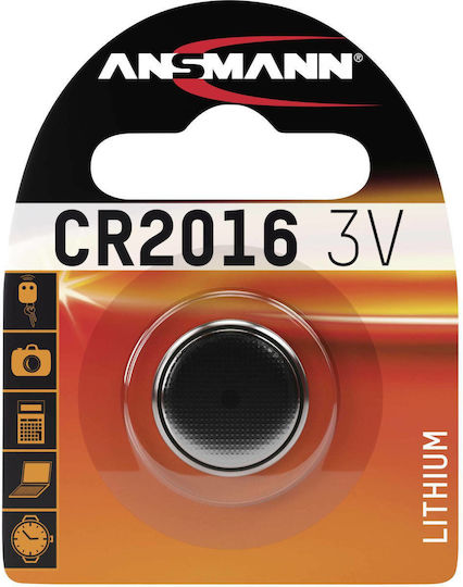 Ansmann Batterie Lithium für Uhren CR2016 3V 1Stück