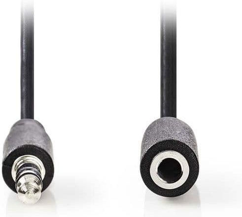 Nedis 3.5mm male - 3.5mm female Cable Black 2m (CAGP22050BK20)