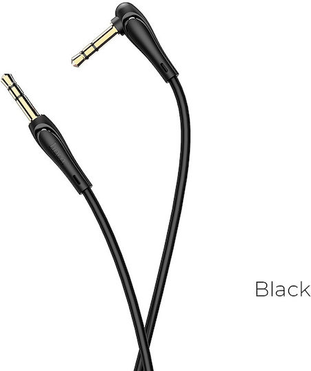 Hoco 3.5mm Jack Cable Male - 3.5mm Jack Male Black 1m