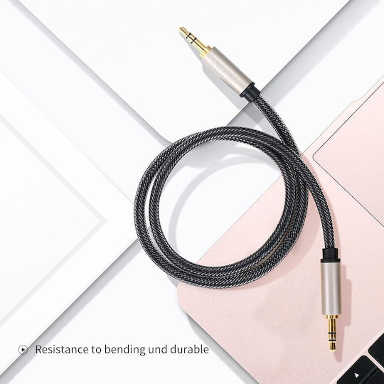 Ugreen Καλώδιο 3,5 mm Stecker - 3,5 mm Stecker Gray 1m (10602)