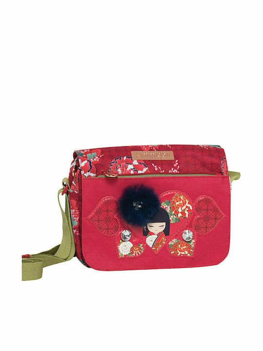 Graffiti Kimmidoll Kinder Rucksack Umhängetasche Rot 22cmx8cmx13.5cmcm