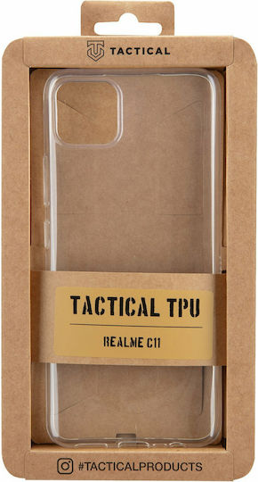 Tactical Umschlag Rückseite Silikon 0.2mm Transparent (Realme C11)