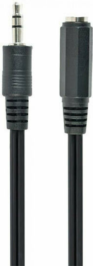 Cablexpert Καλώδιο Ήχου 3.5mm male - 3.5mm female Μαύρο 3m CCA-423-3M
