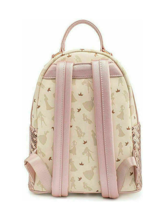 Loungefly Disney Ultimate Princess Aop Kinder Rucksack Rucksack Rosa 22.9cmx10cmx28cmcm