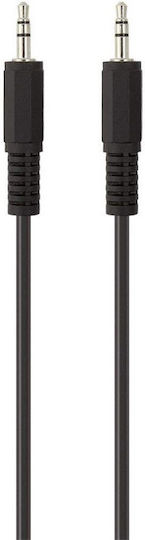 Belkin Καλώδιο Ήχου 3.5mm male - 3.5mm male Μαύρο 1m F3Y111BF1M