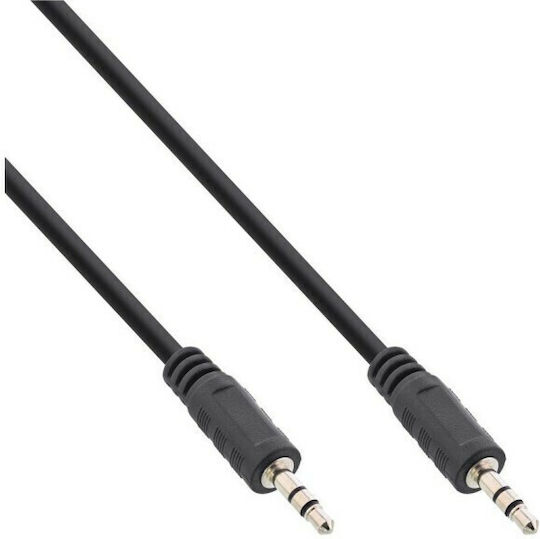 InLine 3.5mm Jack Cable Male - 3.5mm Jack Male Black 5m 99936B