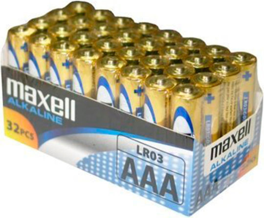 Maxell Αλκαλικές Μπαταρίες AAA 1.5V 32τμχ