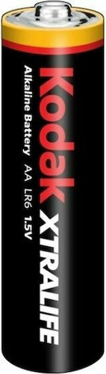 Kodak 4 Pack Alkaline Batteries AA Xtralife 1.5V