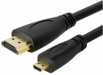 Digitus HDMI 1.4 Cable HDMI male - micro HDMI male 2m Μαύρο