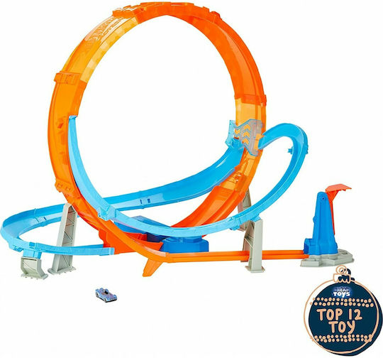 Hot Wheels Massive Loop Mayhem Strecke Set Maßstab 1:64 für 5+ Jahre