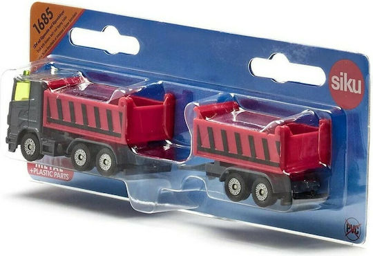 Siku Lastwagen mit Zwei Kippbaren Ladeflächen Maßstab 1:50 für 3+ Jahre