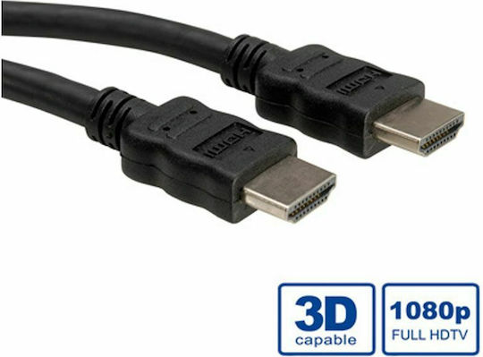 Roline HDMI 1.4 High Speed 1080p 120Hz Cable HDMI Male - HDMI Male 2m Black
