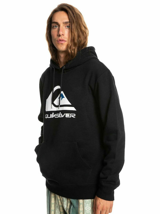 Big Logo Sweatshirt with Hood Black
