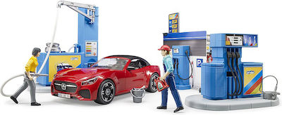 Bruder Petrol Station & Car Wash Rennstrecke für 4++ Jahre 62111